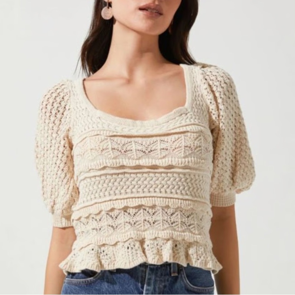 Crochet Peplum Top